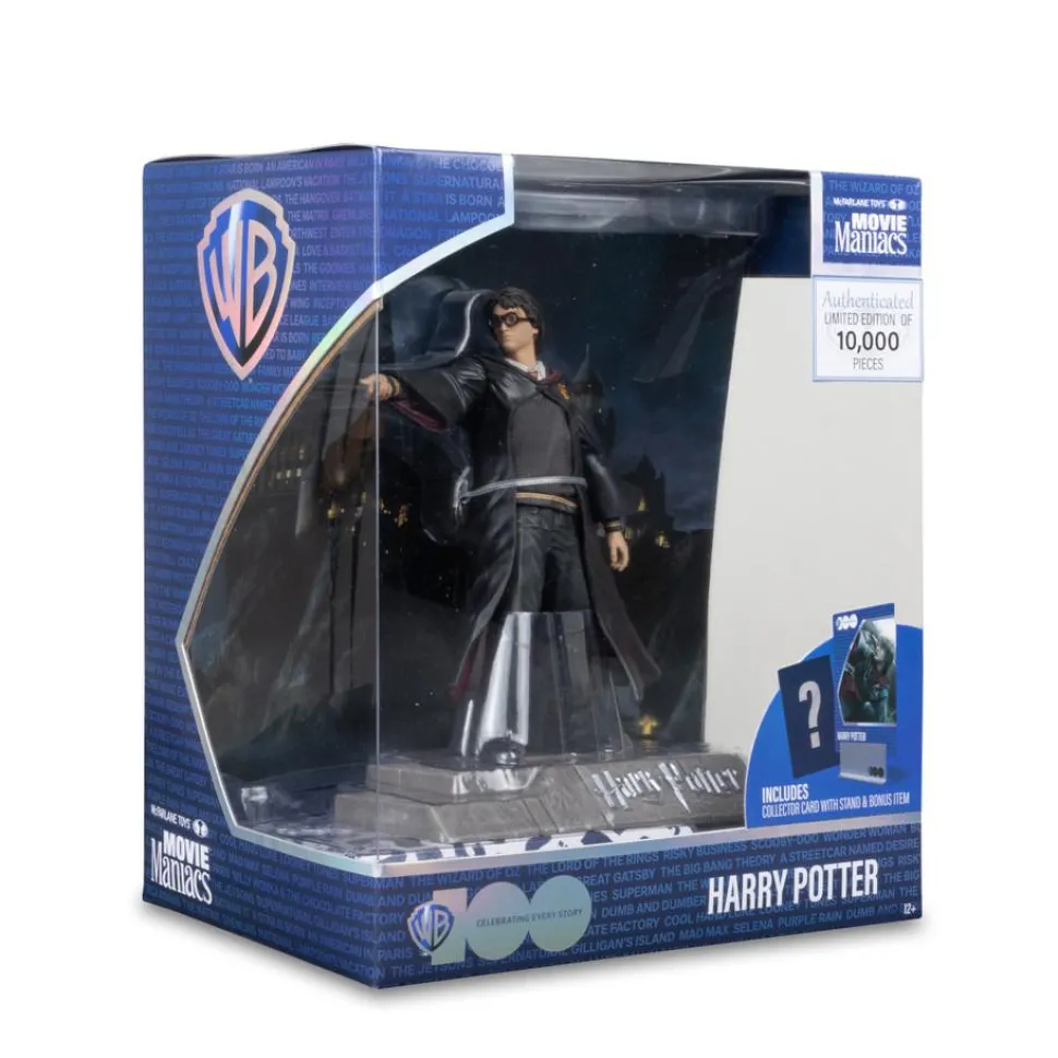 Harry Potter - Harry Potter Movie Maniacs WB 100 Limited Edition 6" Scale PVC Posed Figure