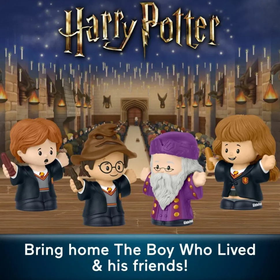 Harry Potter - Harry Potter and the Sorcerer's Stone Fisher-Price Little People Collector 4-Pack