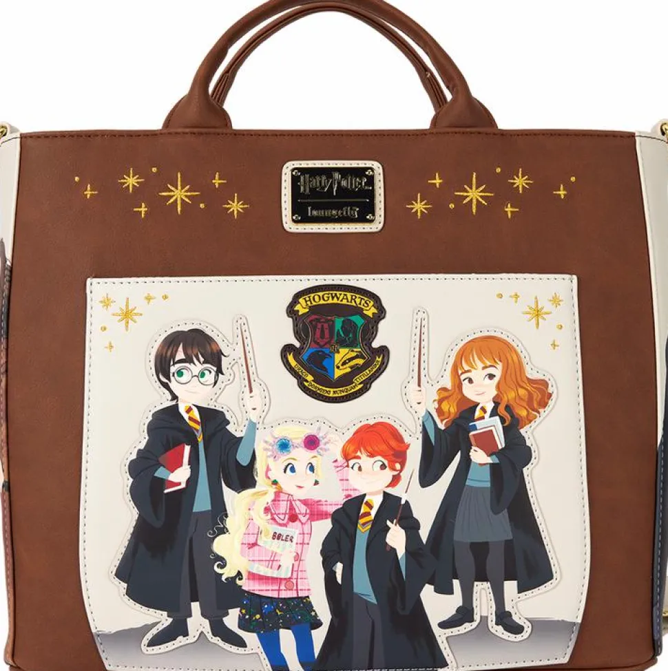 Harry Potter - Hogwarts 11" Faux Leather Convertible Tote Bag