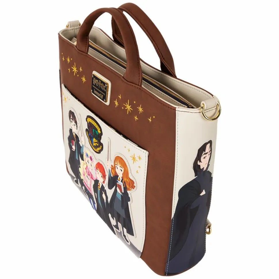 Harry Potter - Hogwarts 11" Faux Leather Convertible Tote Bag