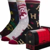 Harry Potter - Hogwarts Express Men’s Crew Socks 3-Pack (One Size)