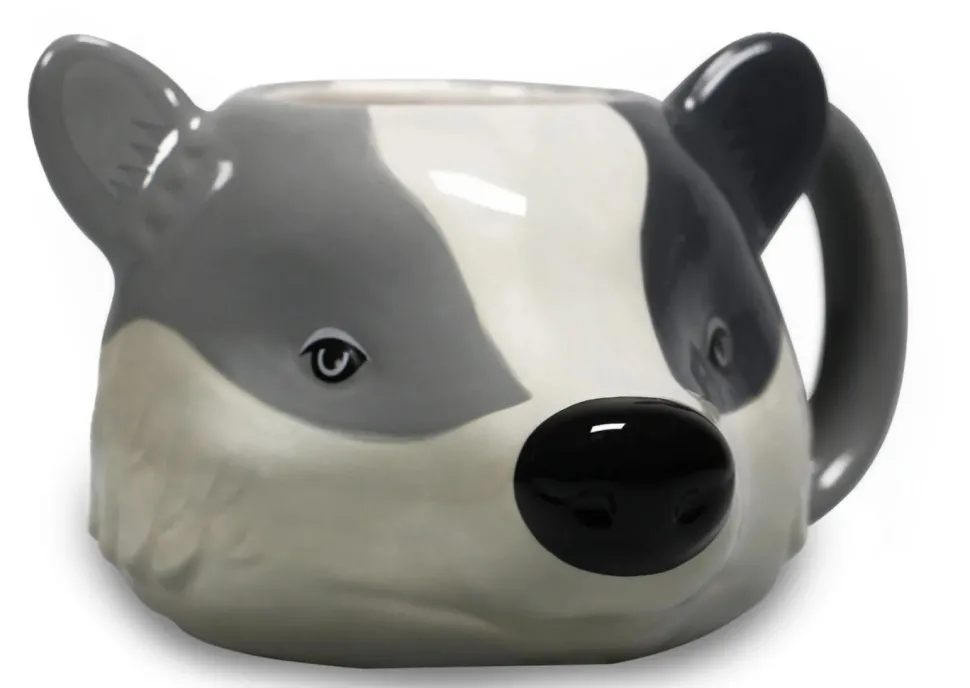 Harry Potter - Hufflepuff Badger Mascot Shaped Ceramic Mug