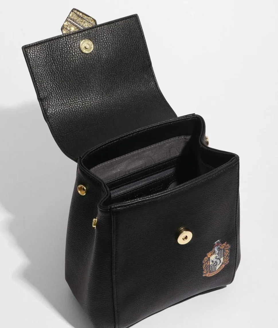 Harry Potter - Hufflepuff School Uniform 8” Faux Leather Mini Backpack