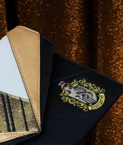 Harry Potter - Hufflepuff School Uniform 9” Faux Leather Flap Clutch