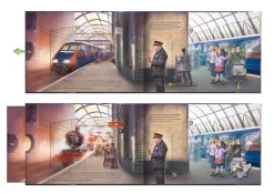 Harry Potter - Journey to Hogwarts: A Book of Magical Surprises Pop-Up Hardcover Book