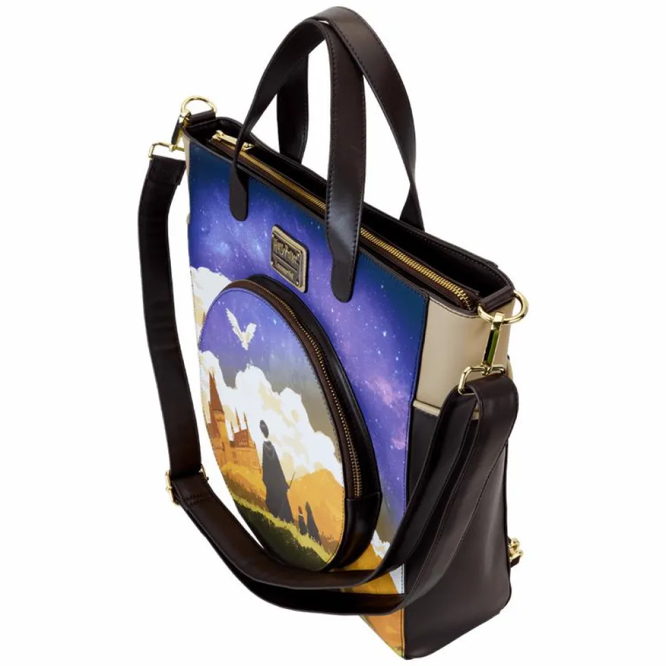 Harry Potter - Loyal Friends 14" Faux Leather Convertible Tote Bag