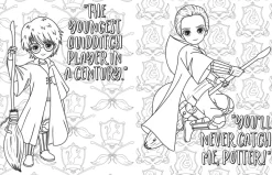 Harry Potter - Magical Games Colouring Book Paperback Book