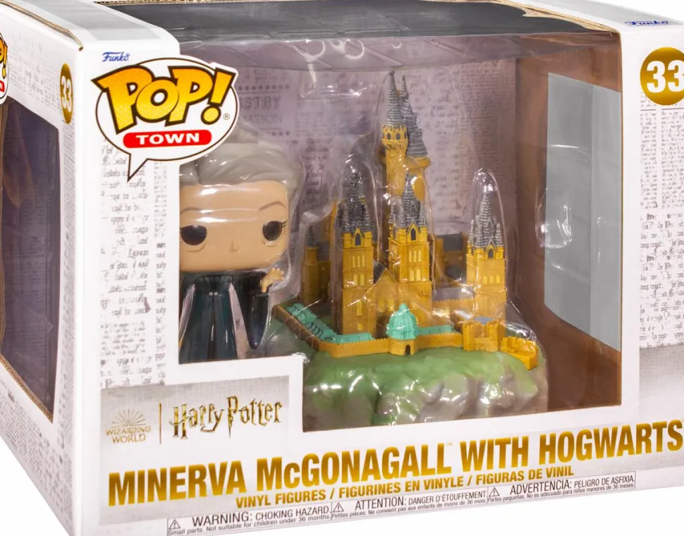 Harry Potter - Minerva McGonagall with Hogwarts Pop! Town Vinyl Figure