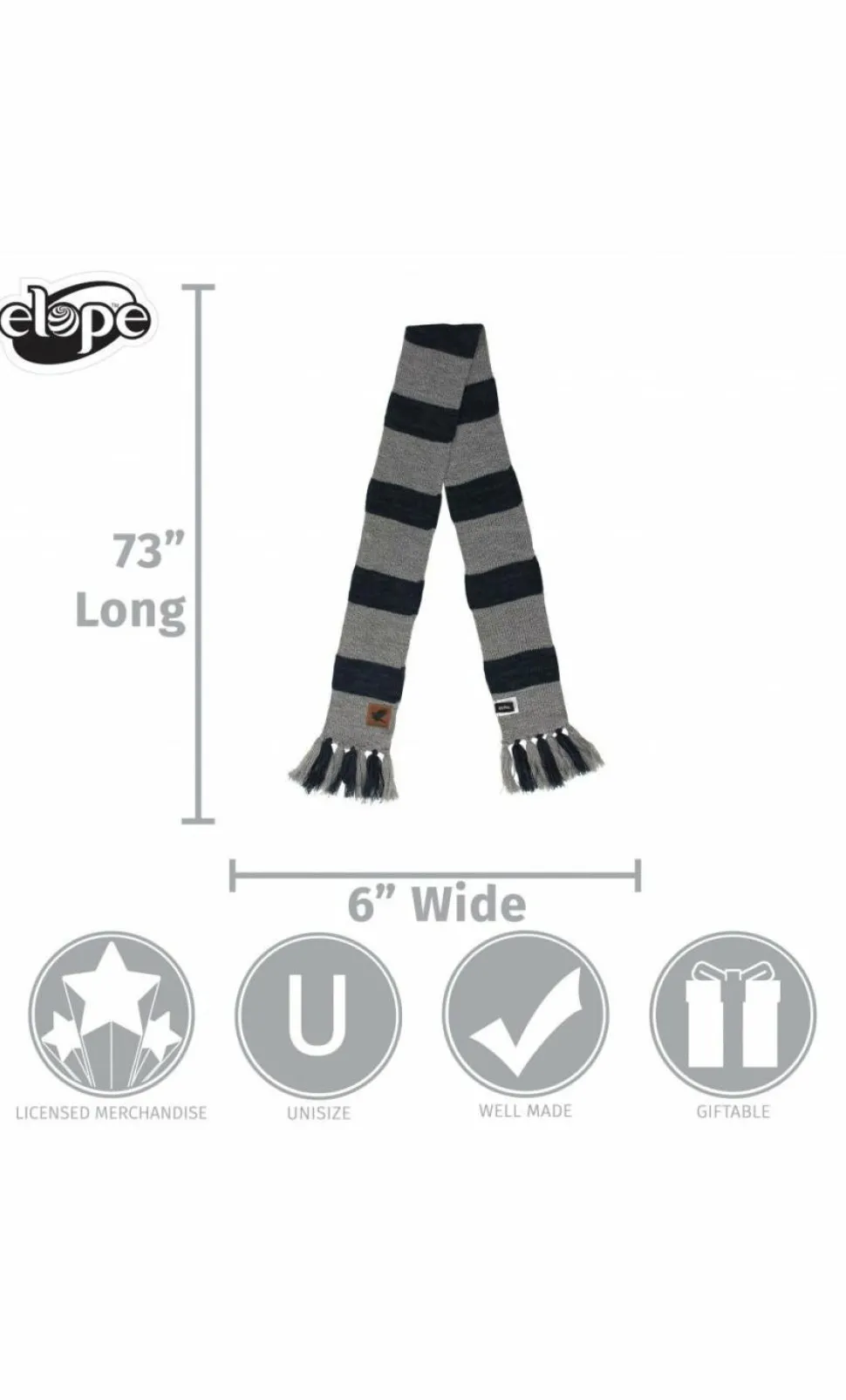 Harry Potter - Ravenclaw Heathered Knit Scarf