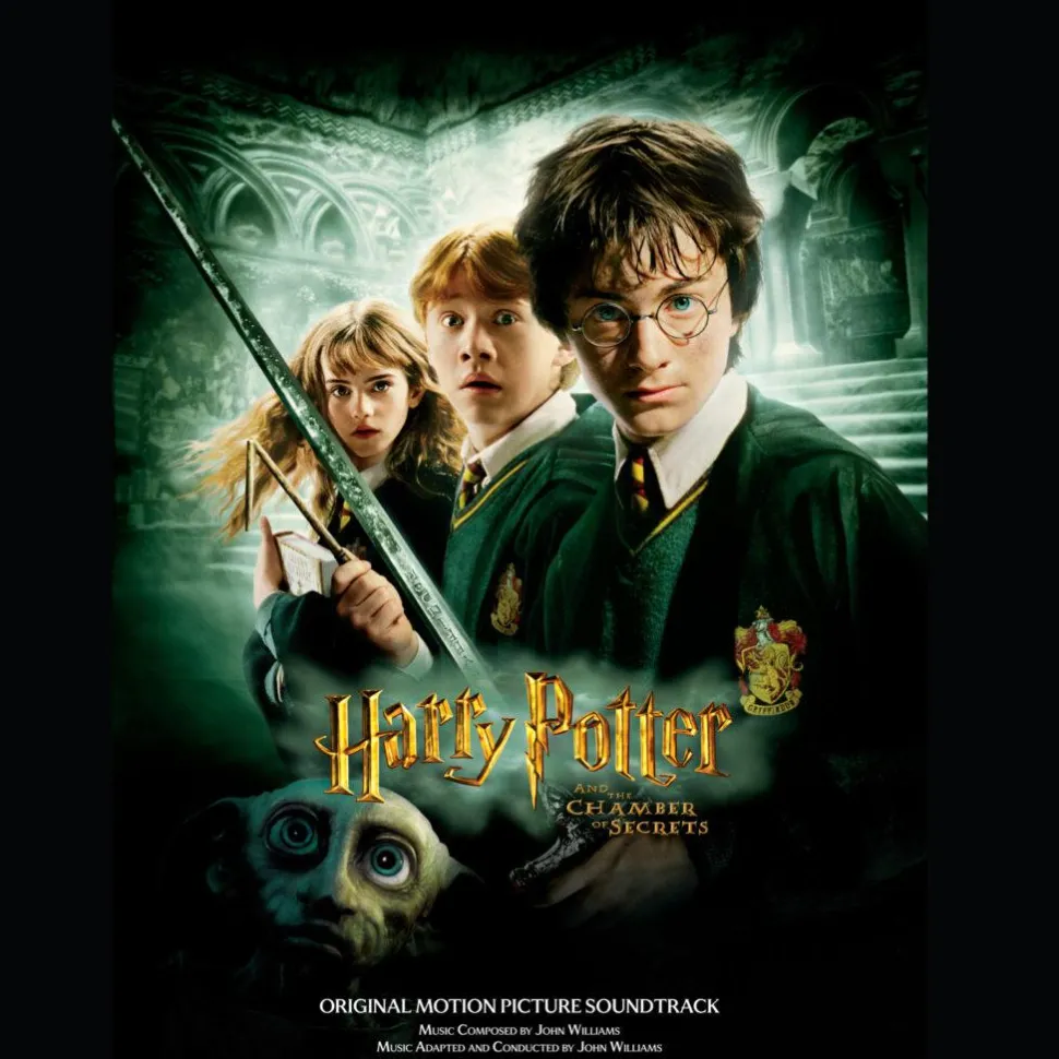 Harry Potter and the Chamber Of Secrets - Original Motion Picture Soundtrack by John Williams 2xLP Vinyl Record (2025 Record Store Day Exclusive Clear Vinyl)