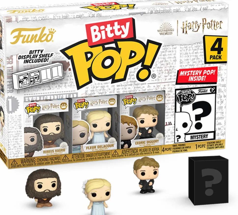 Harry Potter and the Goblet of Fire - Hagrid, Fleur, Cedric & Mystery Bitty Pop! Vinyl Figure 4-Pack