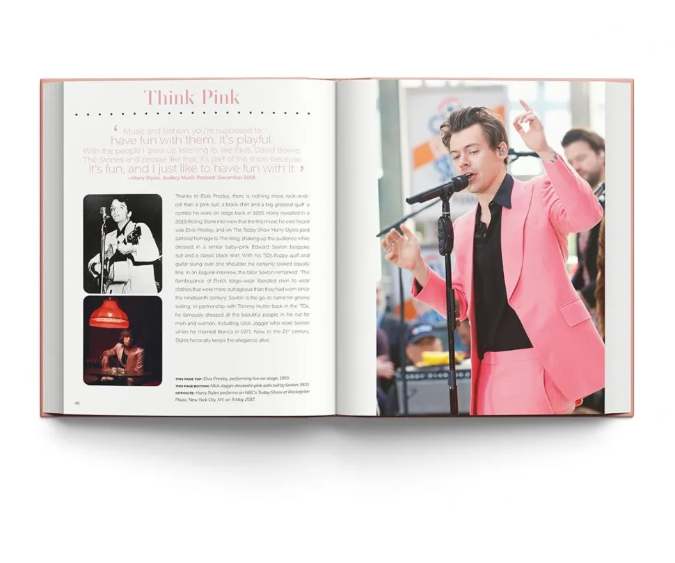 Harry Styles - Harry Styles and the Clothes He Wears Hardcover Book