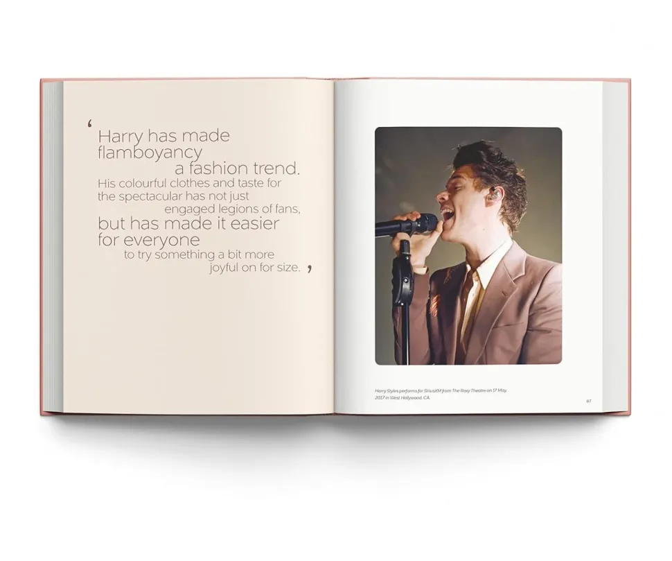 Harry Styles - Harry Styles and the Clothes He Wears Hardcover Book