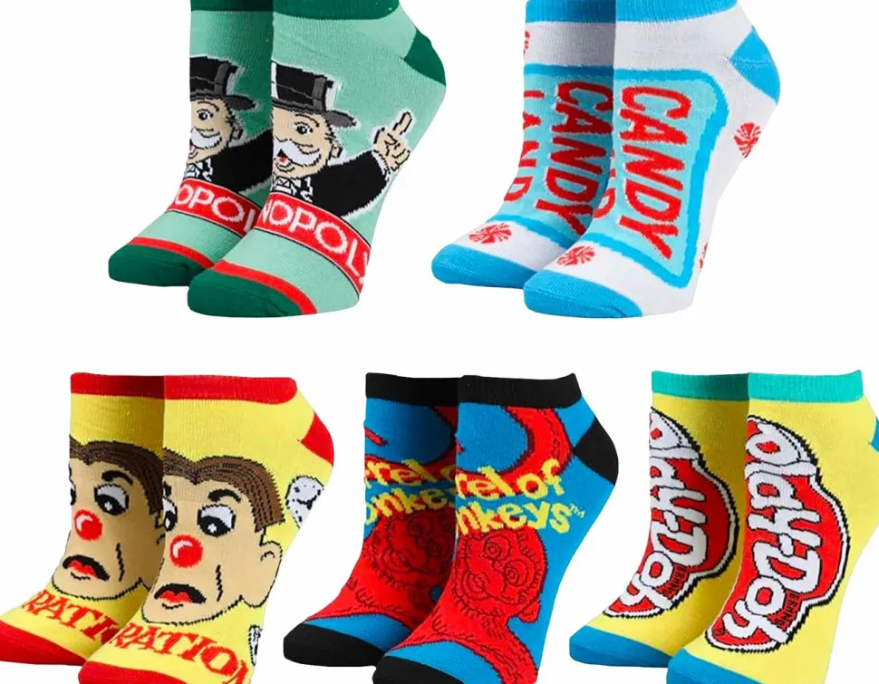 Hasbro Gaming - Ankle Socks 5-Pack (One Size)