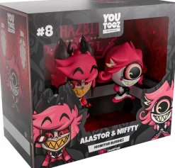 Hazbin Hotel - Alastor & Niffty Monitor Buddiez 2.5" Vinyl Figure 2-Pack