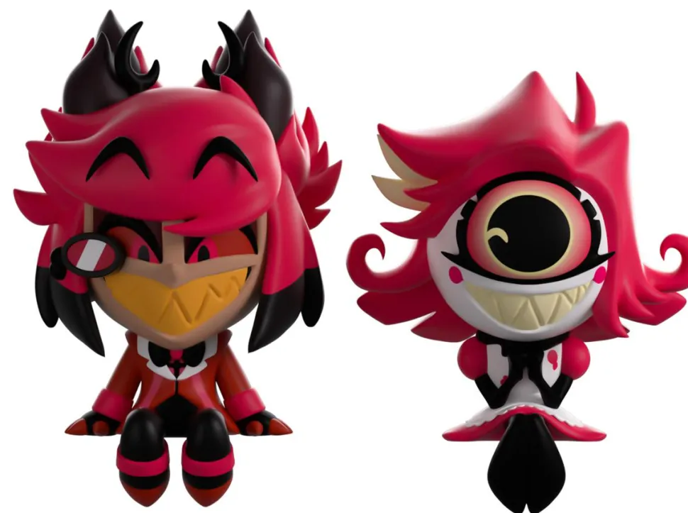 Hazbin Hotel - Alastor & Niffty Monitor Buddiez 2.5" Vinyl Figure 2-Pack
