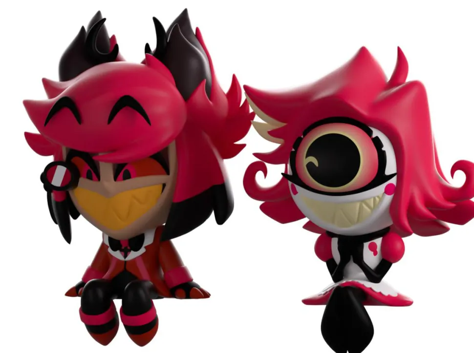Hazbin Hotel - Alastor & Niffty Monitor Buddiez 2.5" Vinyl Figure 2-Pack