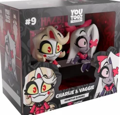 Hazbin Hotel - Charlie & Vaggie Monitor Buddiez 2.5" Vinyl Figure 2-Pack