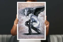 Heavy Metal - Banshee Fine Art Print by Olivia De Berardinis