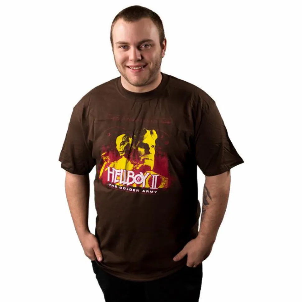 Hellboy 2 - Golden Army Logo Male T-Shirt