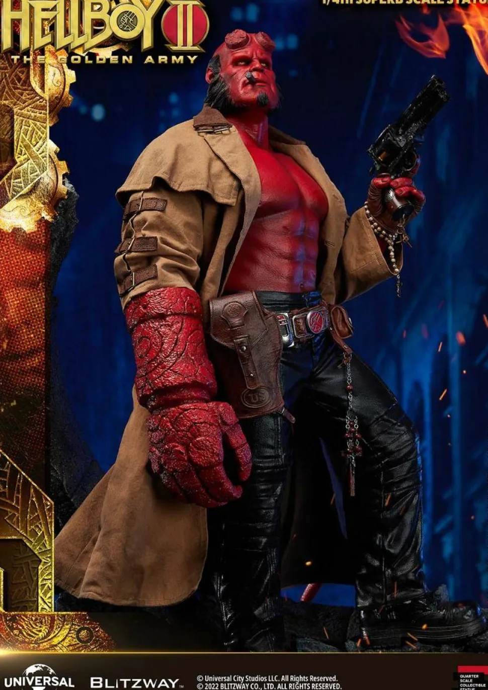 Hellboy 2 - Hellboy 1/4 Scale Statue