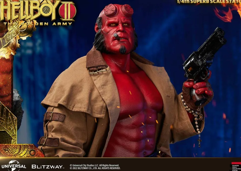 Hellboy 2 - Hellboy 1/4 Scale Statue