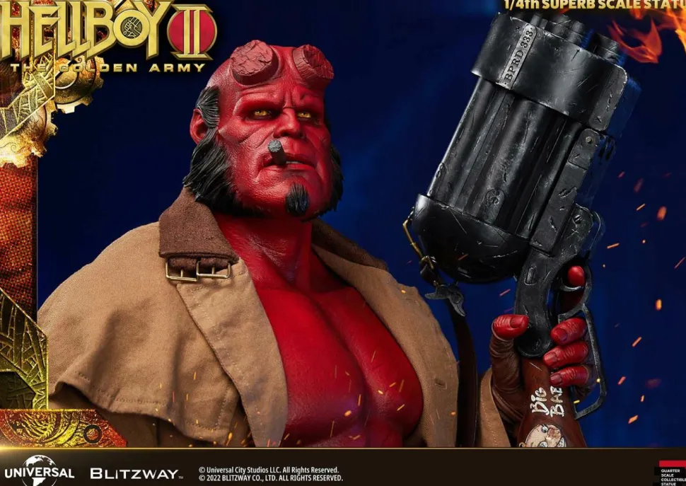Hellboy 2 - Hellboy 1/4 Scale Statue