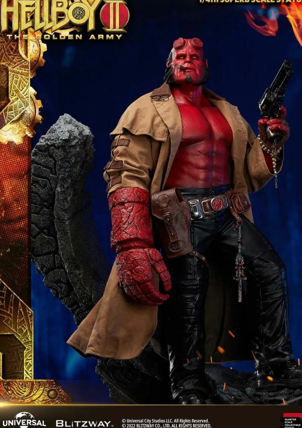 Hellboy 2 - Hellboy 1/4 Scale Statue