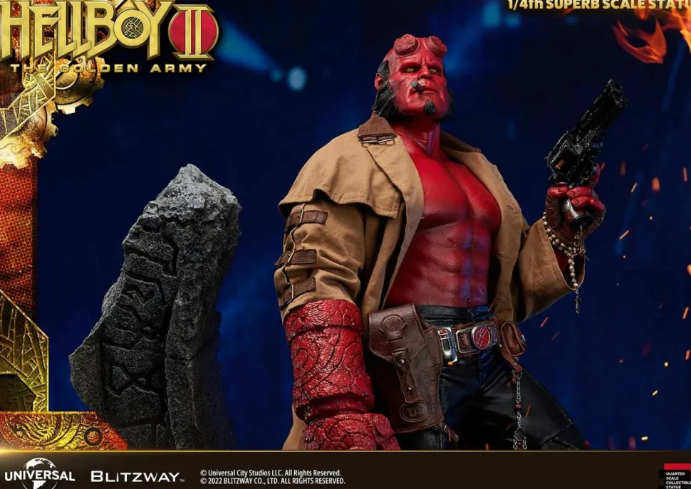 Hellboy 2 - Hellboy 1/4 Scale Statue