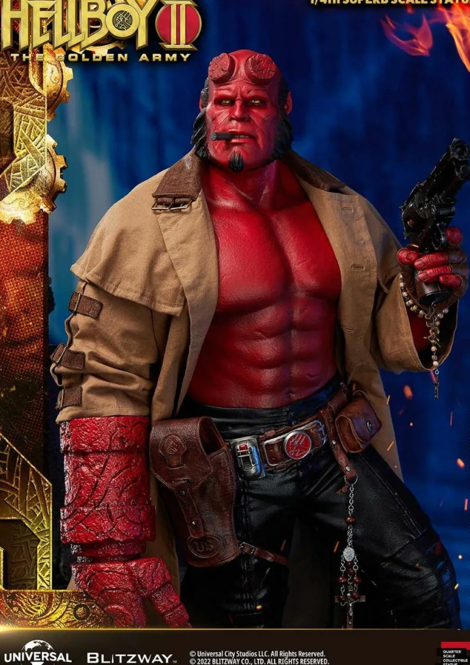 Hellboy 2 - Hellboy 1/4 Scale Statue