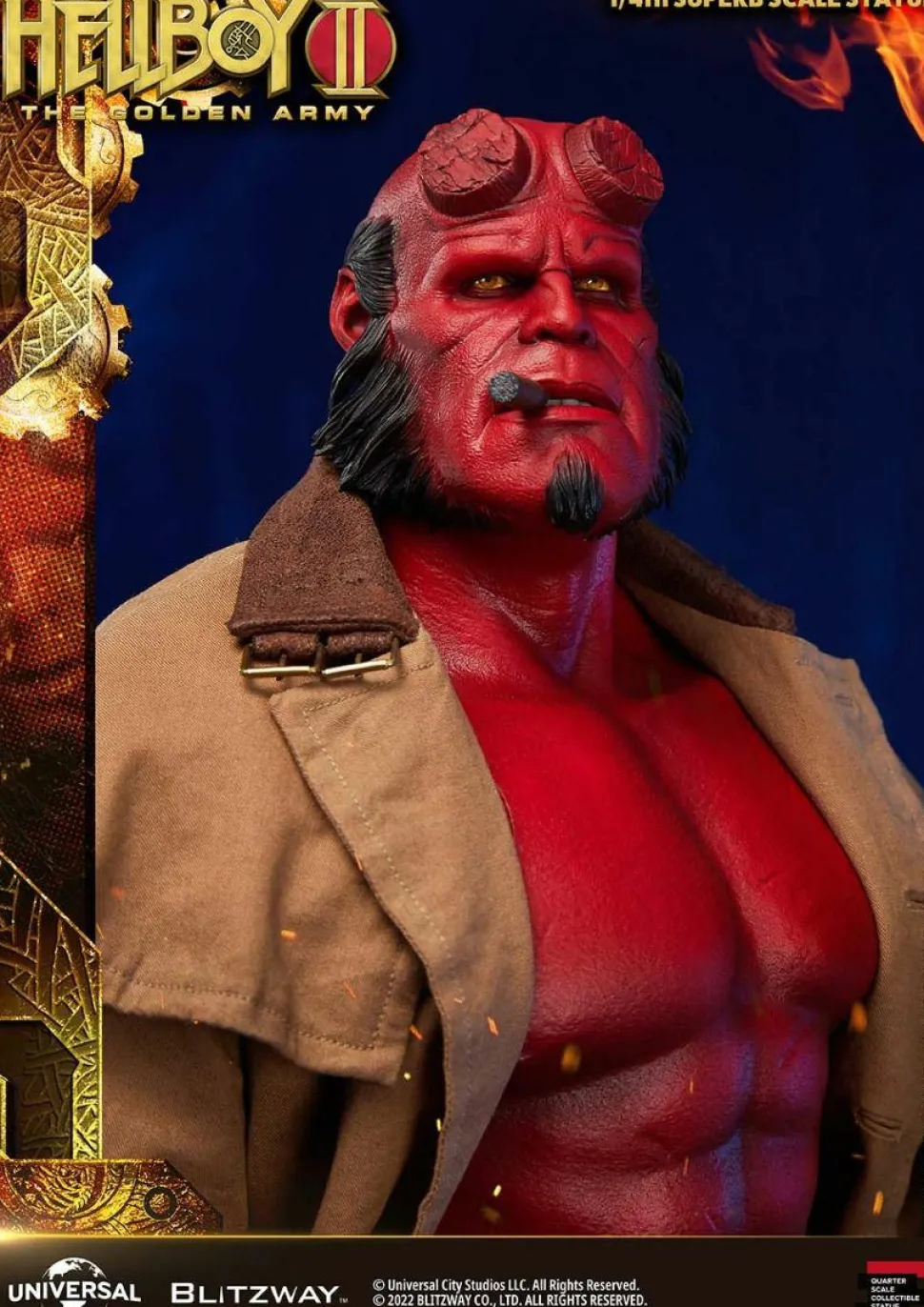 Hellboy 2 - Hellboy 1/4 Scale Statue