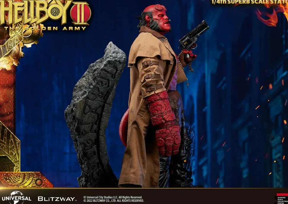 Hellboy 2 - Hellboy 1/4 Scale Statue