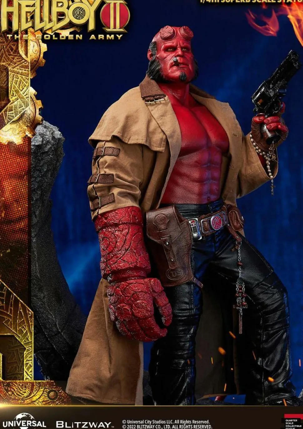 Hellboy 2 - Hellboy 1/4 Scale Statue