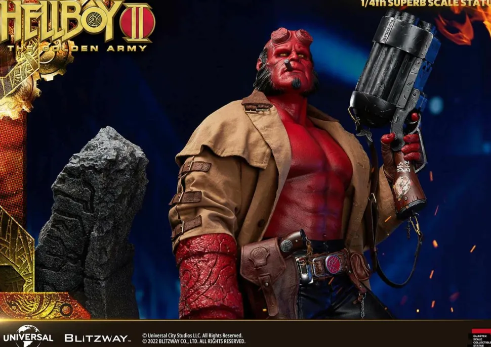 Hellboy 2 - Hellboy 1/4 Scale Statue