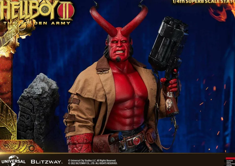 Hellboy 2 - Hellboy 1/4 Scale Statue