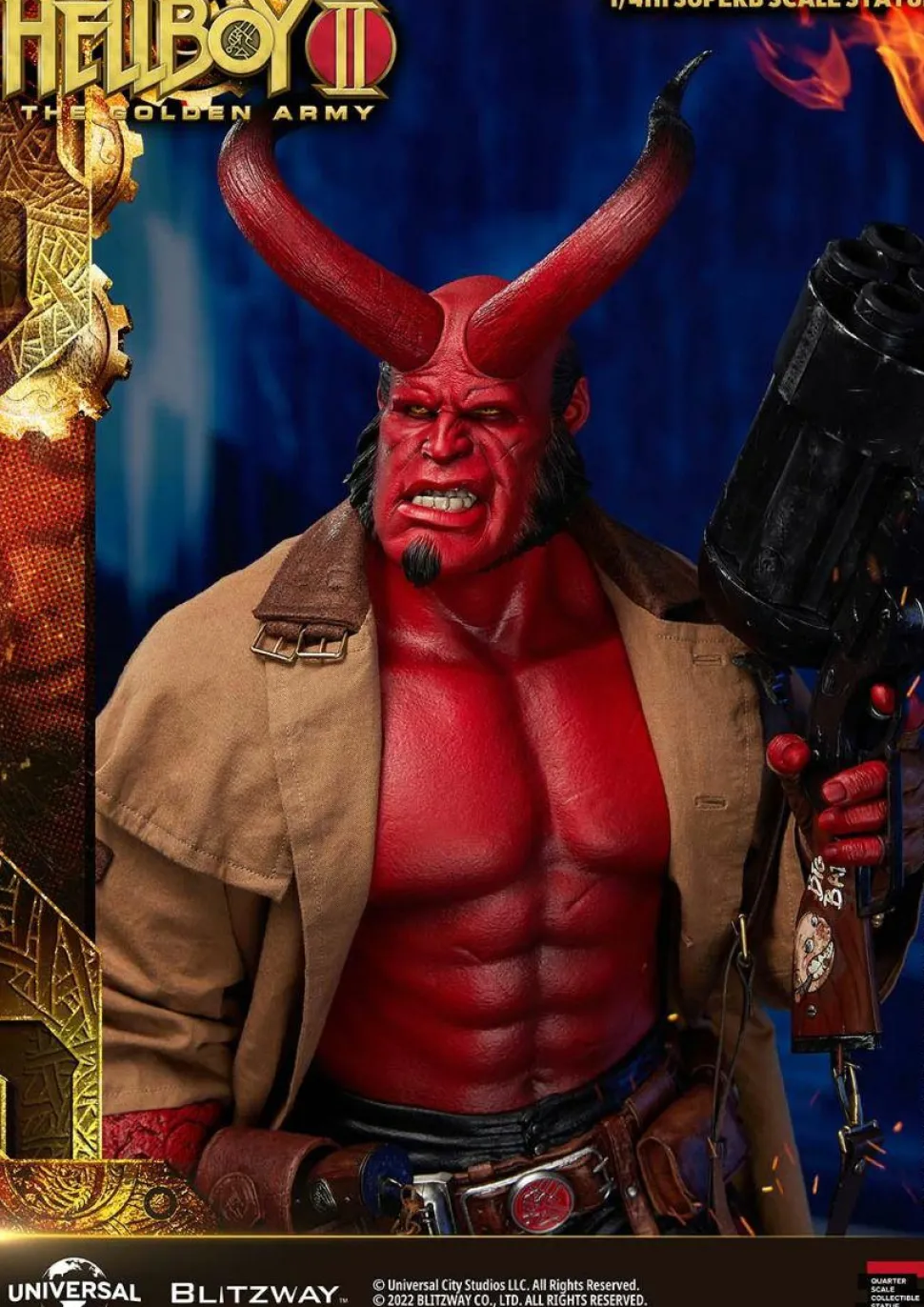 Hellboy 2 - Hellboy 1/4 Scale Statue