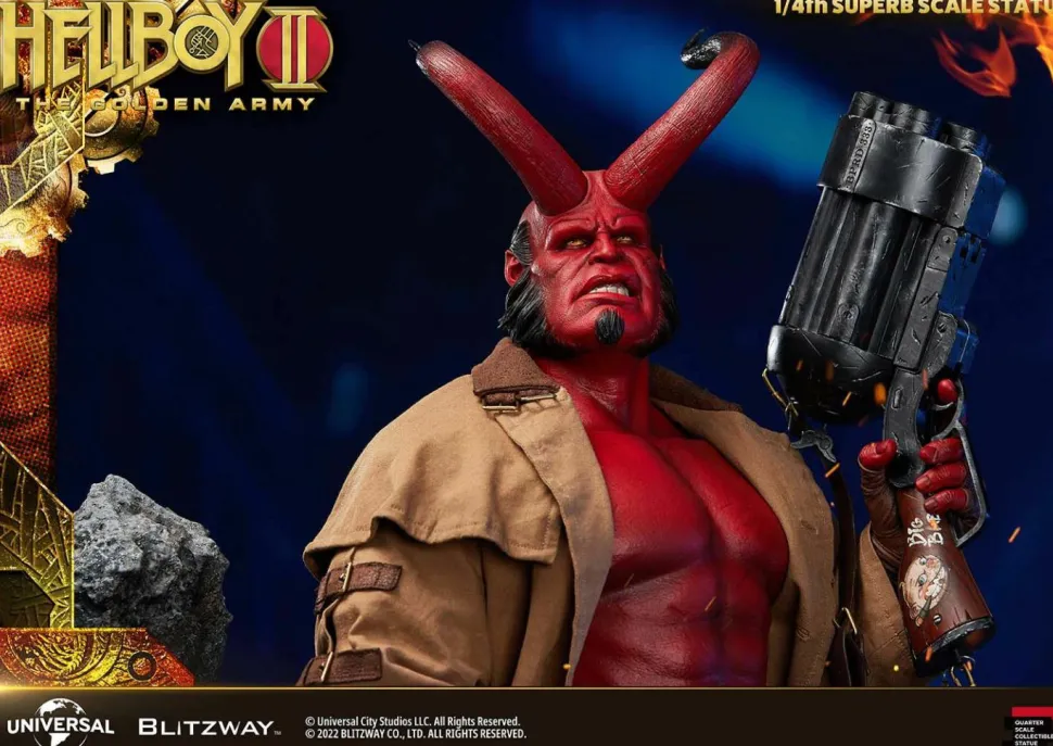 Hellboy 2 - Hellboy 1/4 Scale Statue