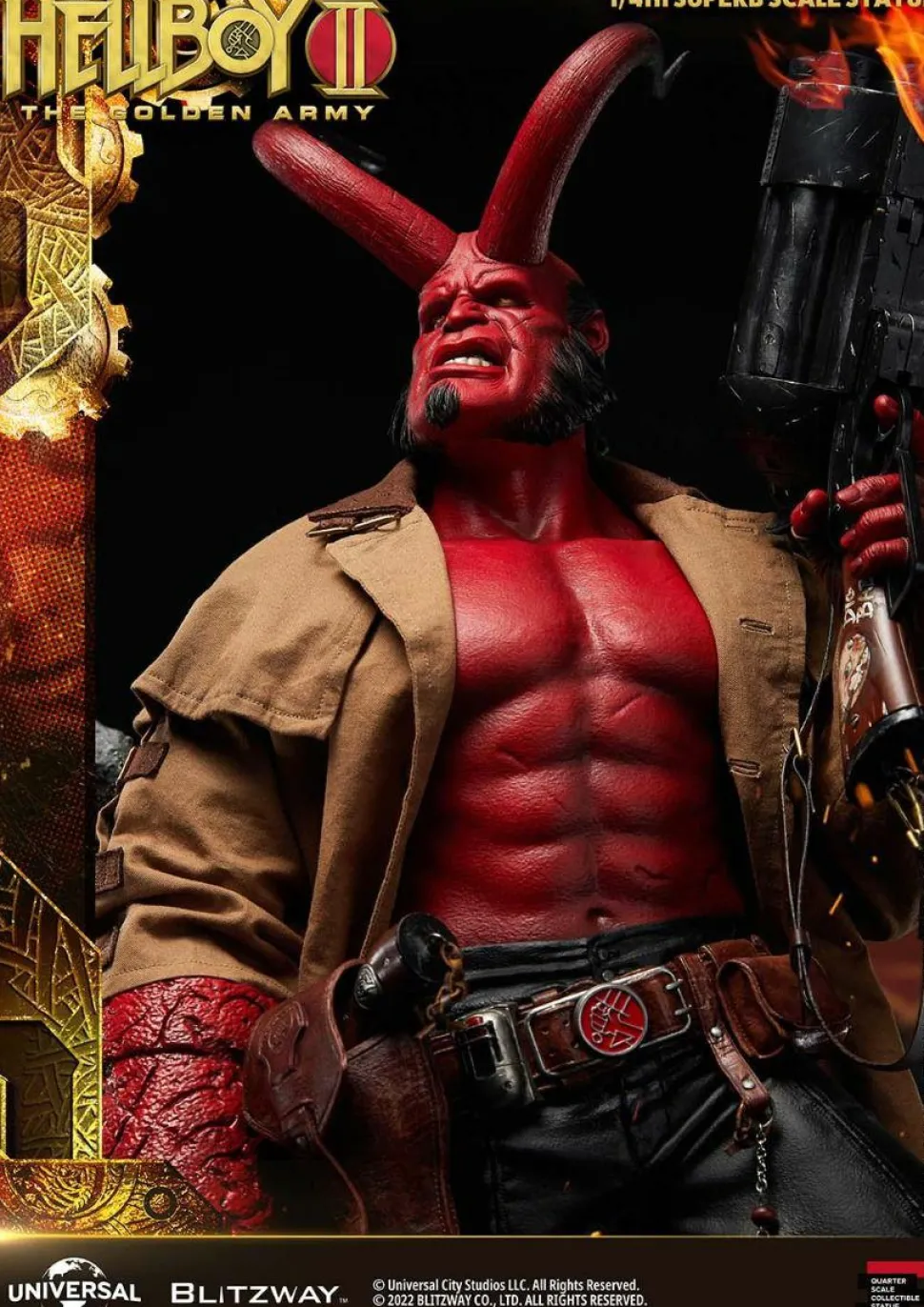 Hellboy 2 - Hellboy 1/4 Scale Statue