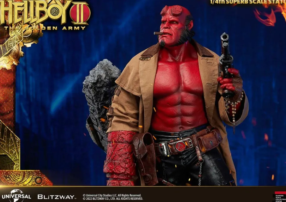 Hellboy 2 - Hellboy 1/4 Scale Statue