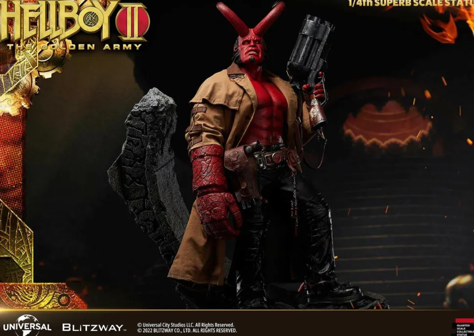 Hellboy 2 - Hellboy 1/4 Scale Statue