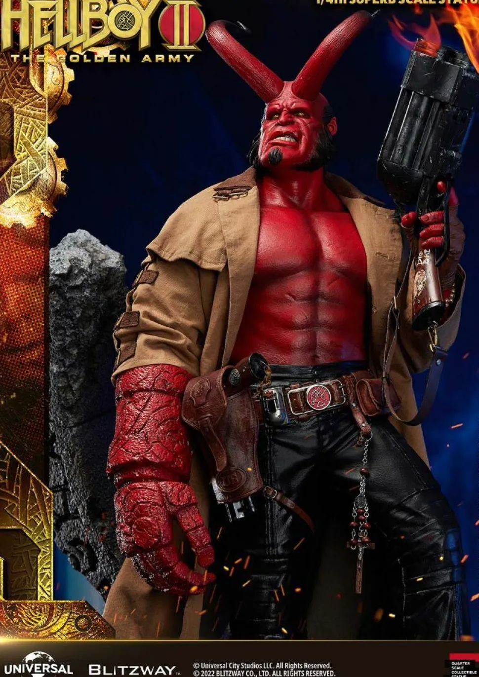 Hellboy 2 - Hellboy 1/4 Scale Statue