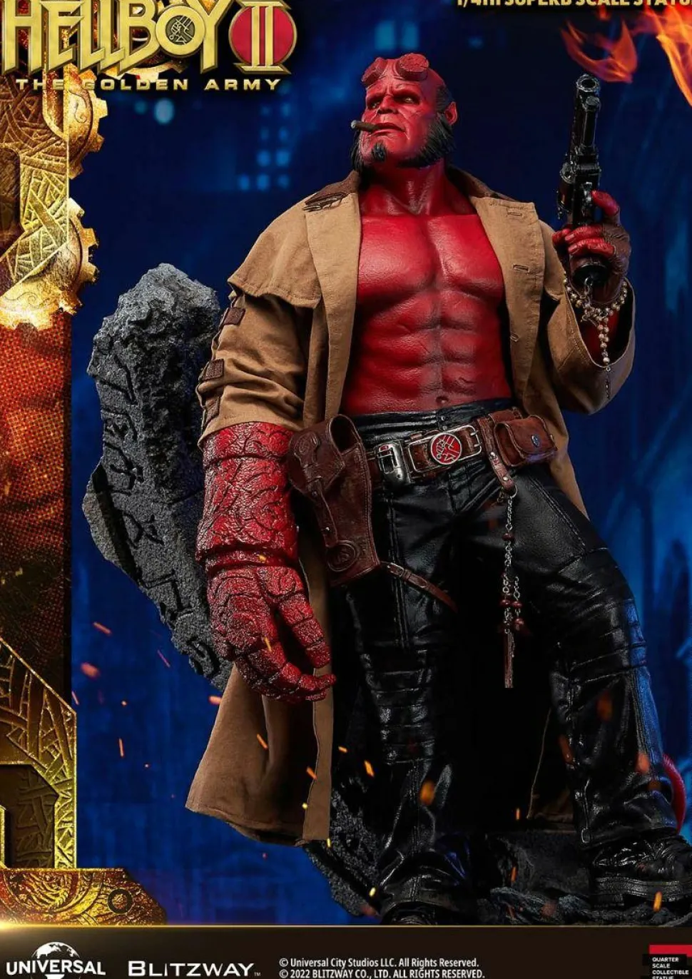 Hellboy 2 - Hellboy 1/4 Scale Statue