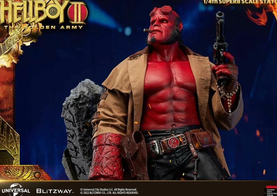 Hellboy 2 - Hellboy 1/4 Scale Statue