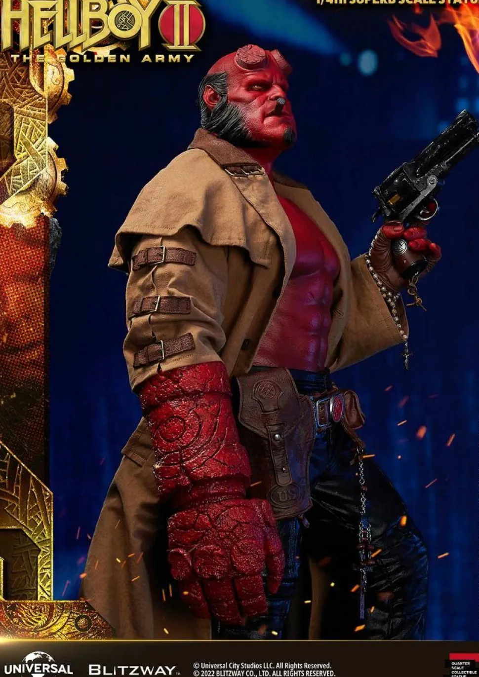 Hellboy 2 - Hellboy 1/4 Scale Statue