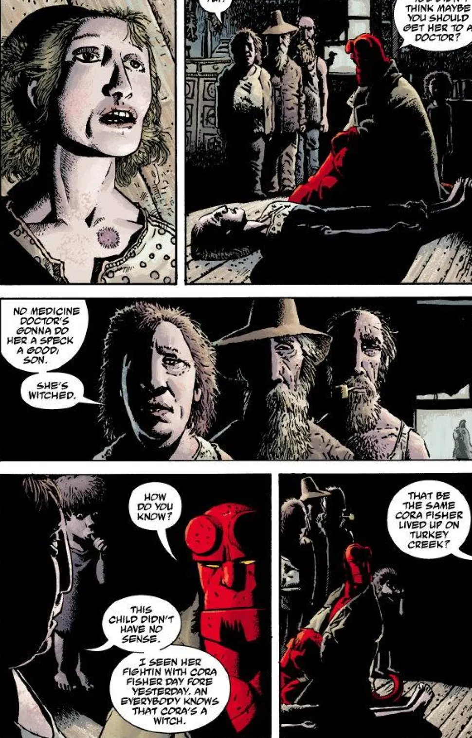Hellboy - Library Edition Volume 04 The Crooked Man and The Troll Witch Hardcover Book