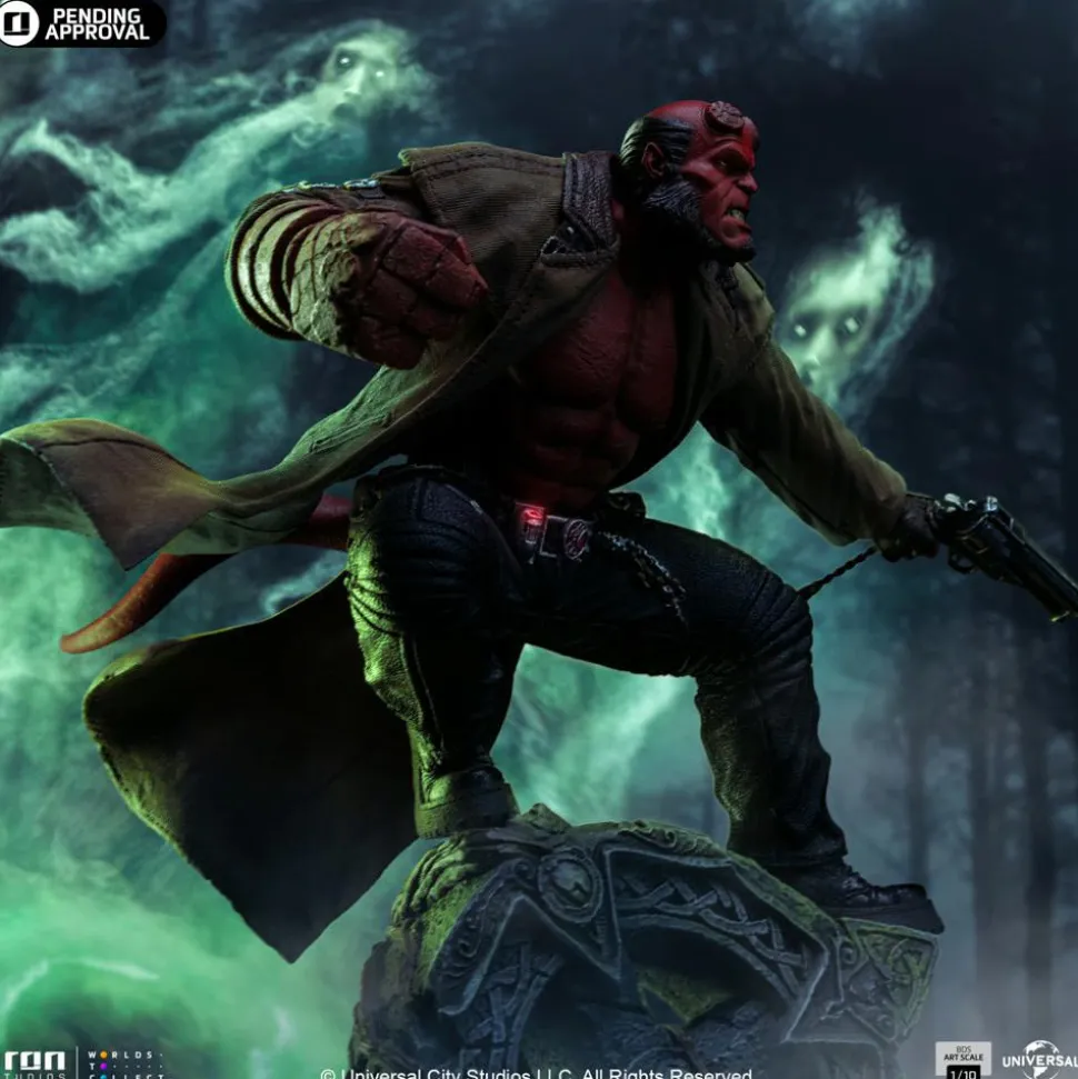 Hellboy 2: The Golden Army - Hellboy 1/10th Scale Statue