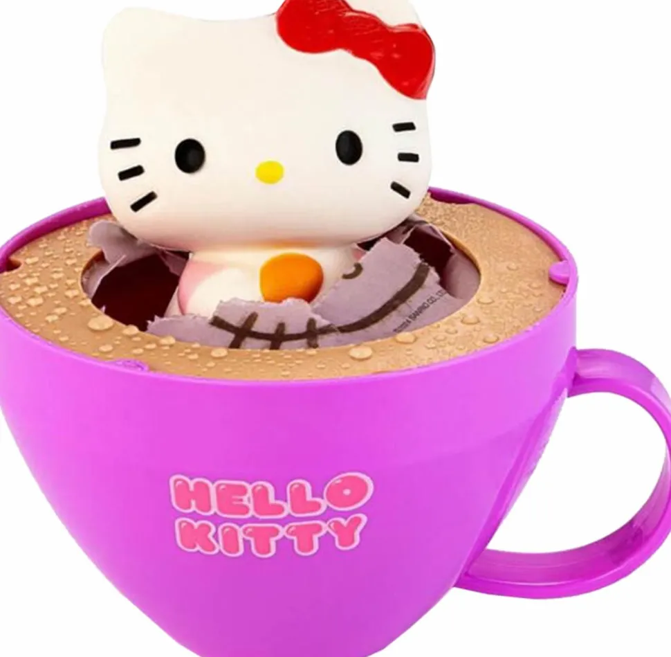 Hello Kitty - Cappuccino Cups Blind Box Squishy Foam Plush (Single Unit)