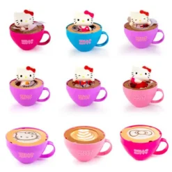Hello Kitty - Cappuccino Cups Blind Box Squishy Foam Plush (Display of 8)
