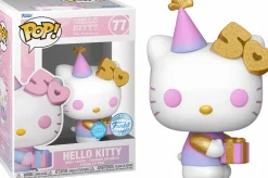 Hello Kitty - Hello Kitty with Present 50th Anniversary Glitter Pop! Vinyl Figure (Popcultcha Exclusive)