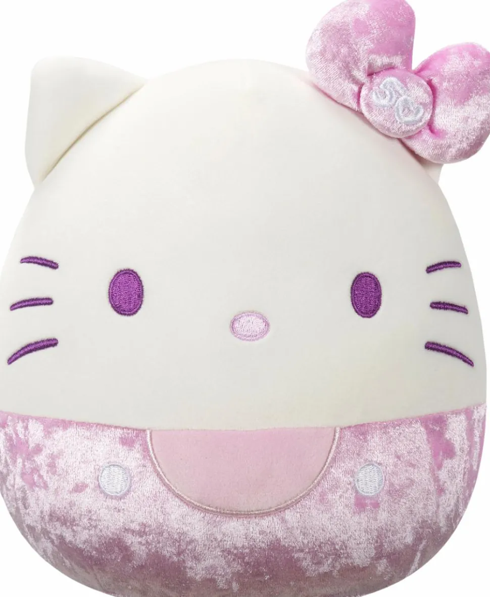 Hello Kitty - Hello Kitty with Purple Velvet Bow 50th Anniversary Squishmallows 8" Plush